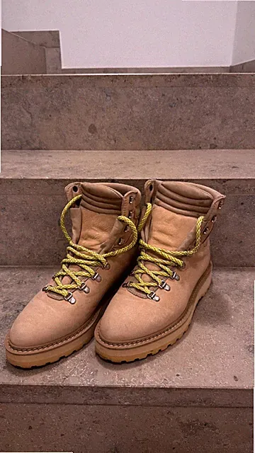 Diemme Roccia Vet Beige Sand Nukbukleder Hiking Boots, Gr: 39EU