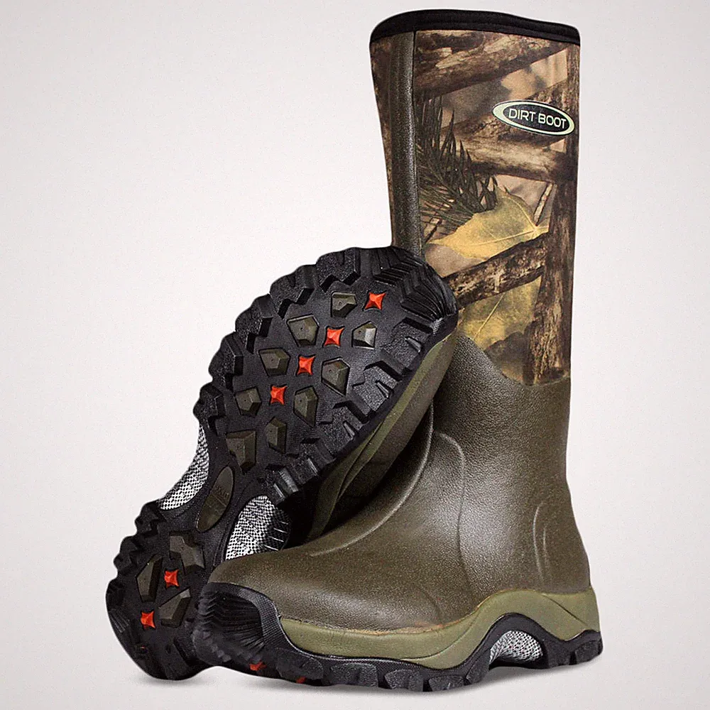 Dirt Boot Neopren Gummistiefel Muck Boot Pro-Sport grün/camo Walking Gummistiefel