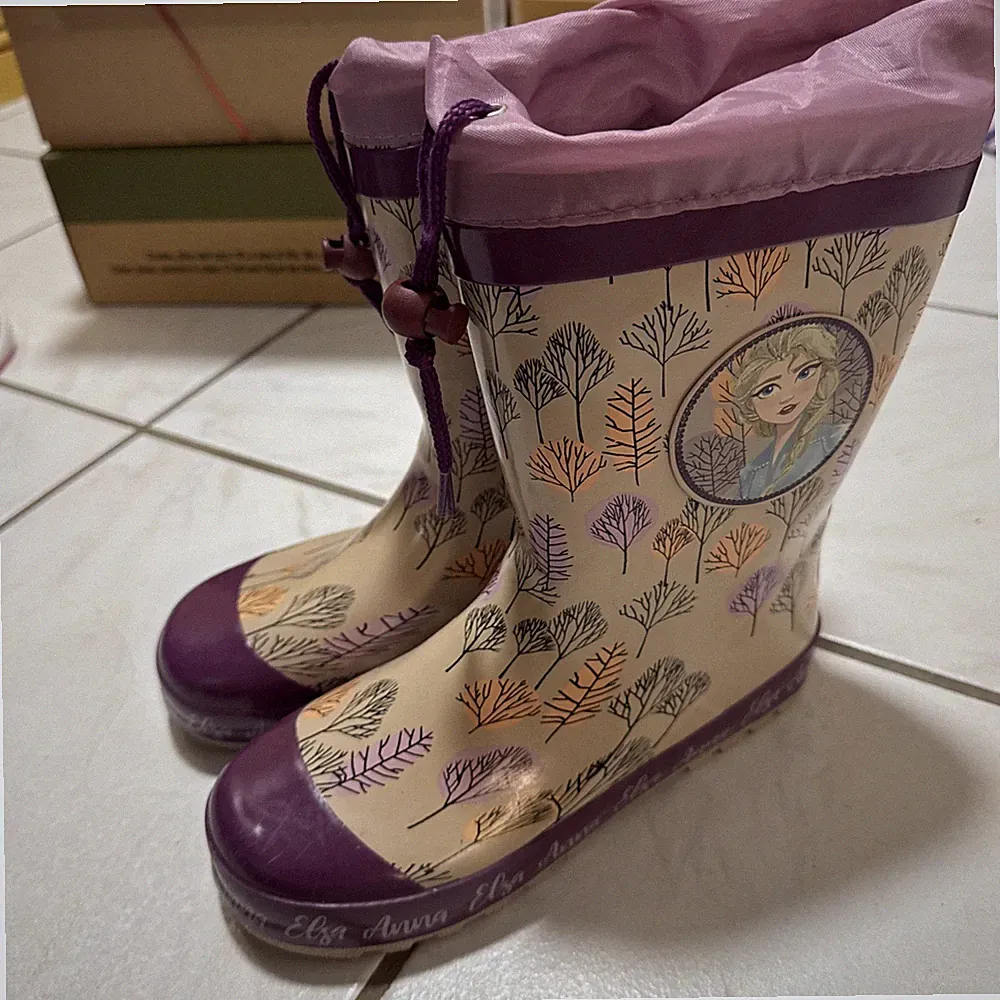 Disney Die Eiskönigin Frozen Elsa Kinder Gummistiefel Regenstiefel Gr. 33