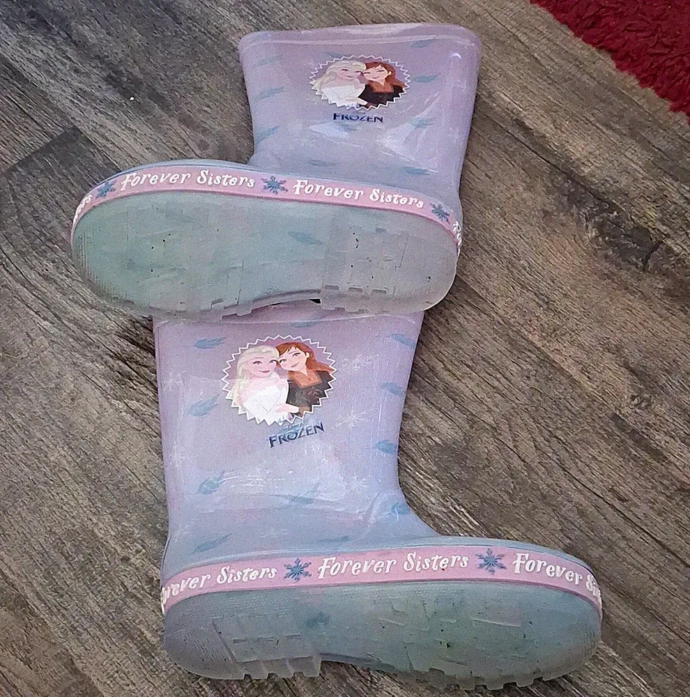 Disney Frozen Gummistiefel Mädchen lila Anna Elsa Forever Sisters Gr. 29