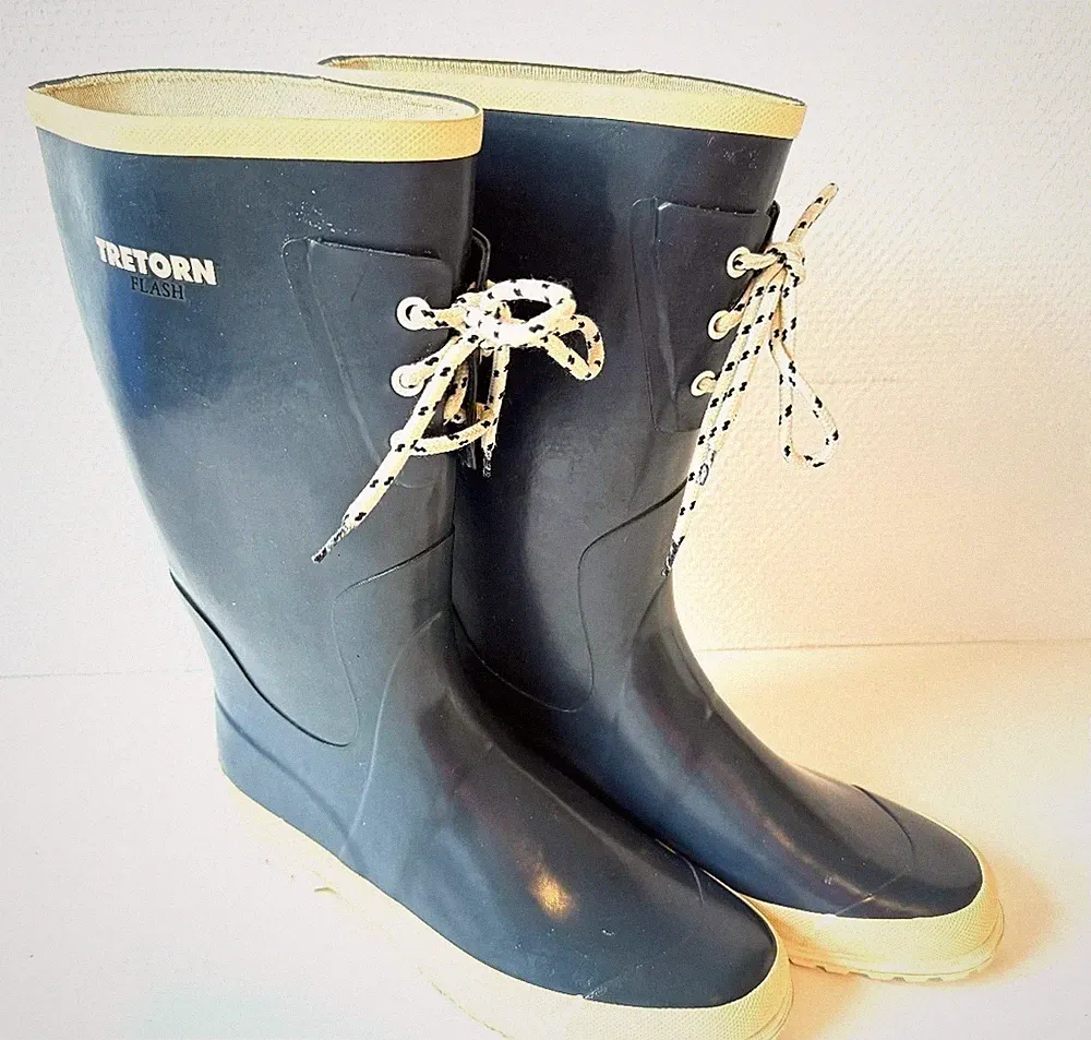 Do mina TRETORN Damen Herren Gummi Stiefel, Boots, schwarz, Gr. 40 - TOP !!!