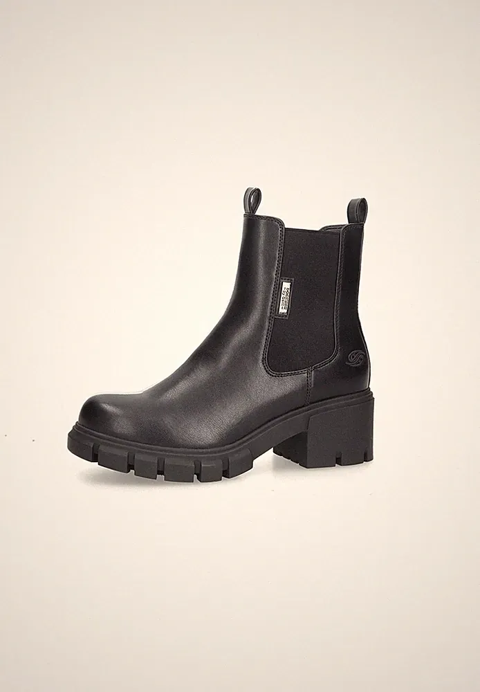 Dockers by Gerli Damen Chelsea Boots 47AA213-610100 Stiefelette Schwarz