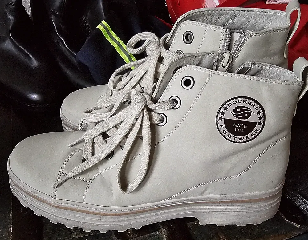 Ƹ̵̡Ӝ̵̨̄Ʒ DOCKERS by Gerli Leder? Boots leicht gefüttert Gr. 41 Top Ƹ̵̡Ӝ̵̨̄Ʒ