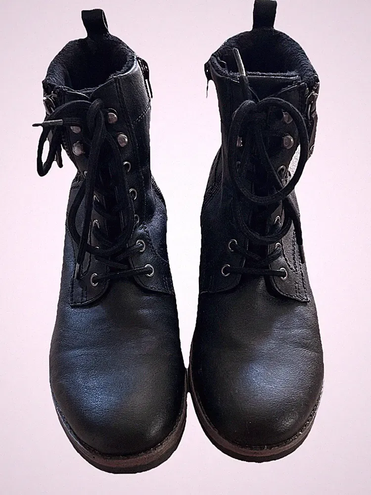 Dockers Damen Boots Stiefel Gr.41 Schwarz Herbst/Winter