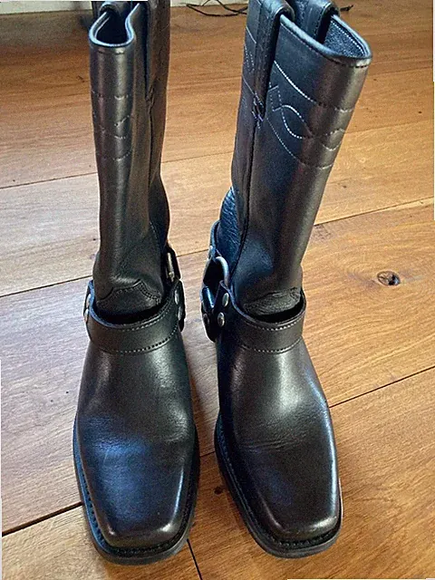 Dockers Stiefeletten Biker Boots Cowboy Boot Gr. 37 hoher NP Leder NEU