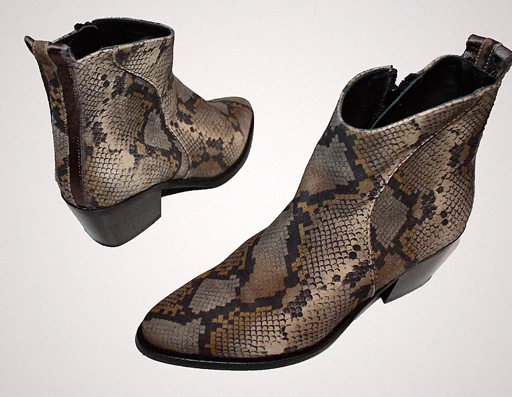 Tierdruck Cowboystiefel