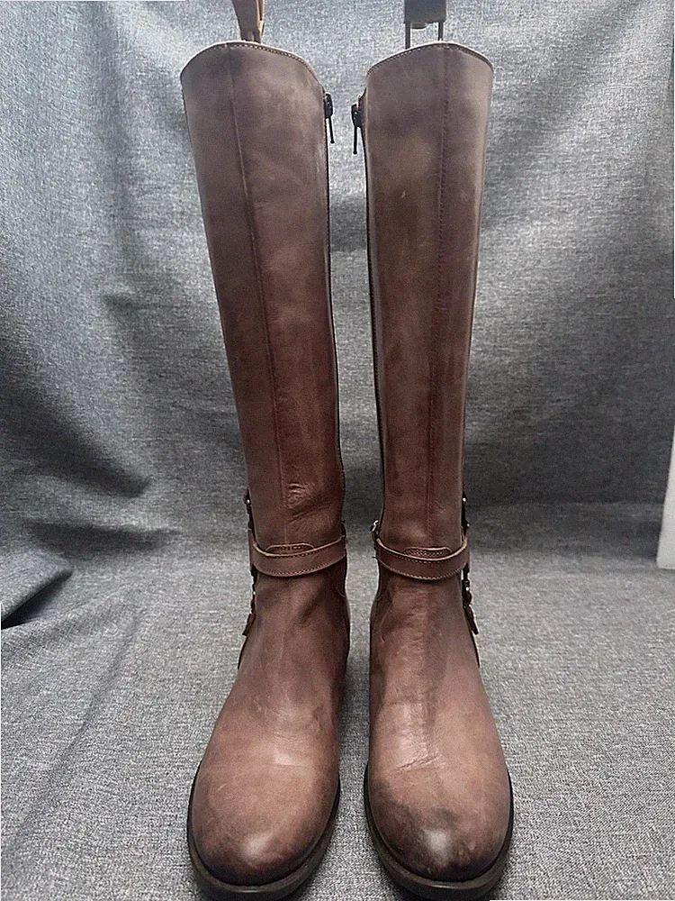 Beige Reitgummistiefel