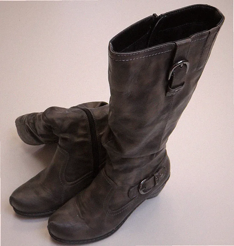 Dr. JÜRGENS Damenstiefel Stiefel Stiefeletten Damen Winterstiefel grau Gr. 38