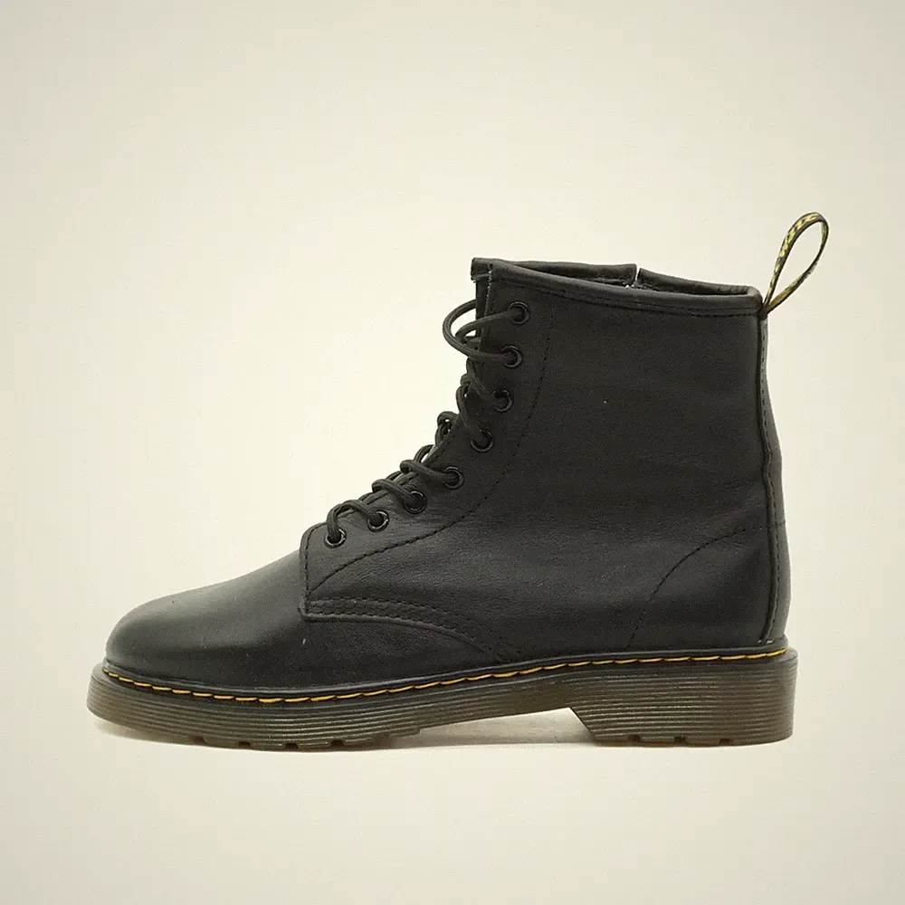 Dr. Martens Damen 1460 J Schnürboot Schwarz Leder Knöchelhoch Stiefel EU 36