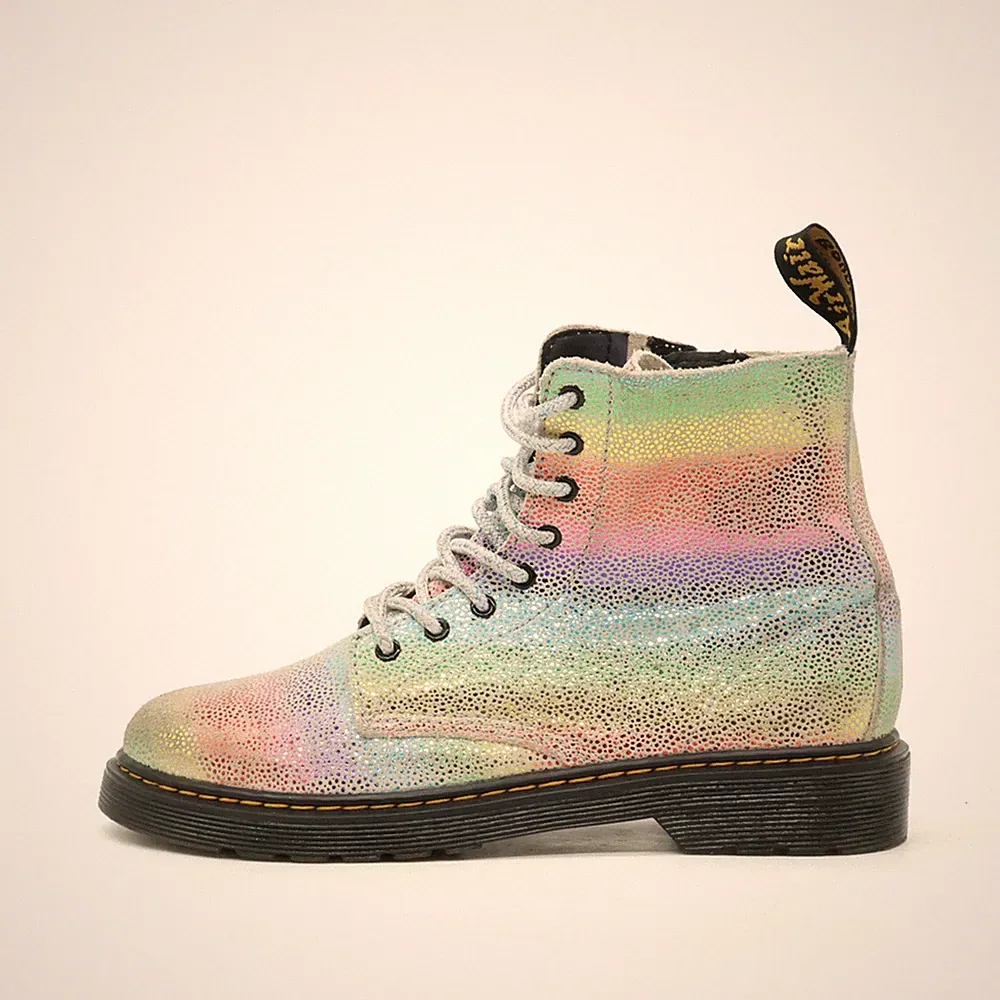 Dr. Martens Damen 1460 Pascal J Stiefeletten Holografisch, Schnürstiefel EU 36