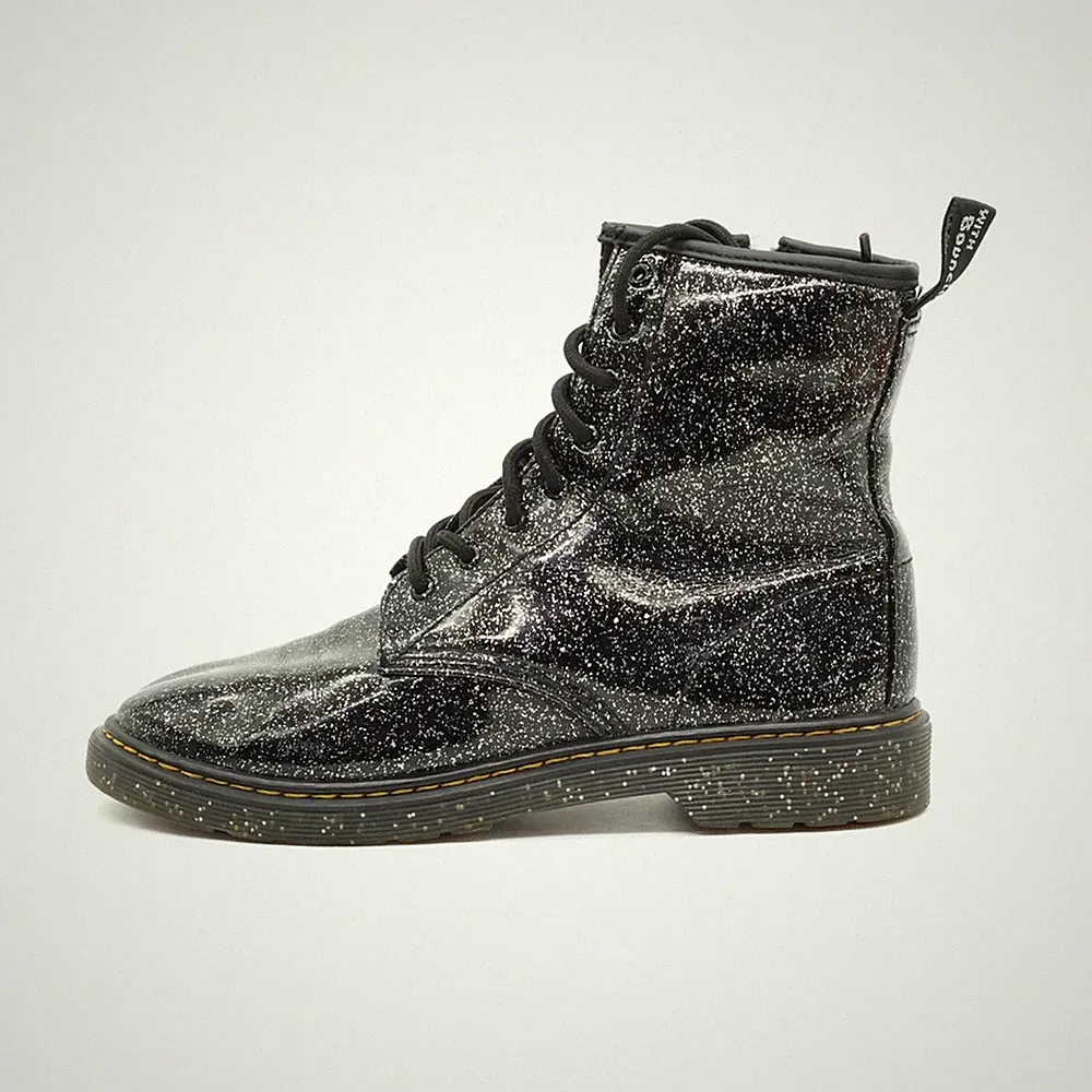 Dr. Martens Damen 1460 Y Stiefel Schwarz Eye-Catcher Stiefeletten EU 38