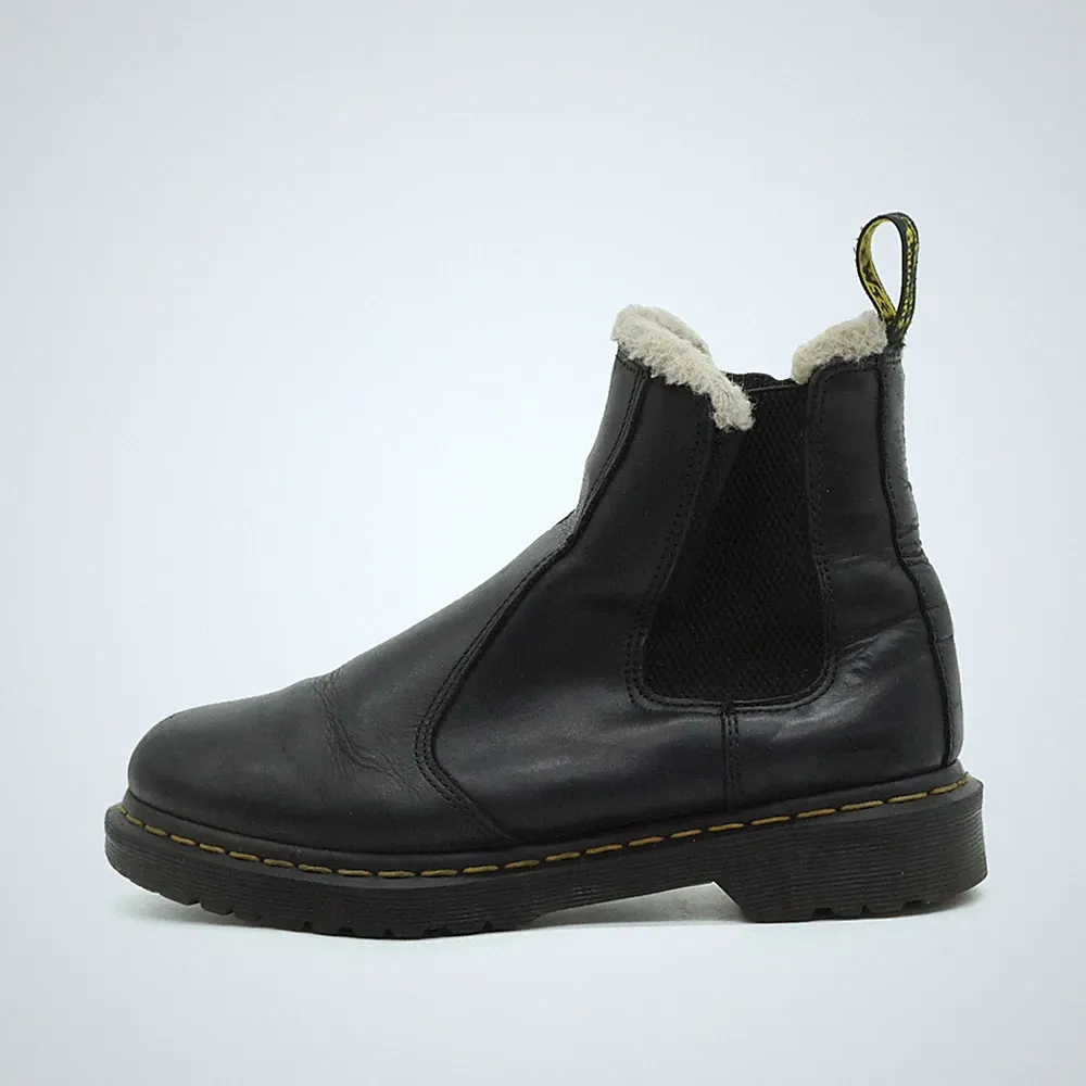 Dr. Martens Damen 2976 Leonore Stiefelette Schwarz Echtleder Chelsea Boots EU 39