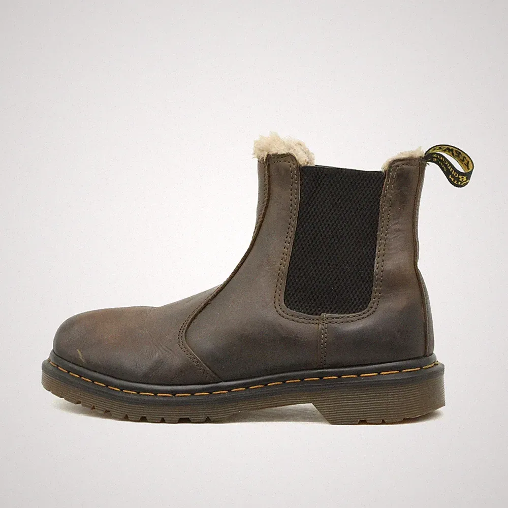 Dr. Martens Damen 2976 Leonore Stiefeletten Braun Leder Chelsea Boots EU 41
