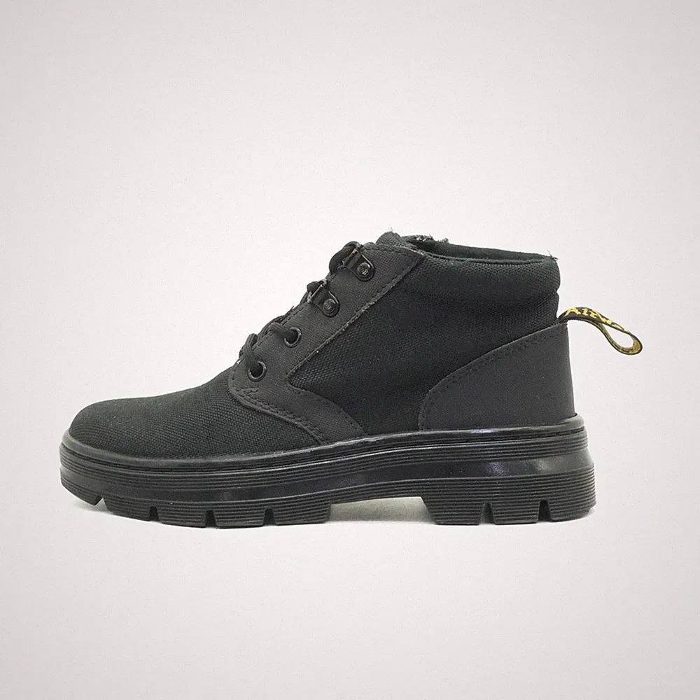 Dr. Martens Damen Bonny W Boots Schwarz Canvas Schnürung Stiefeletten EU 36