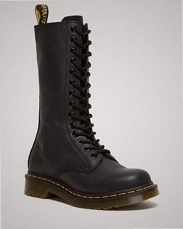 DR.MARTENS - DAMEN SCHNÜRSTIEFELETTE LEDER SCHWARZ 1B99 VIRGINIA BLACK