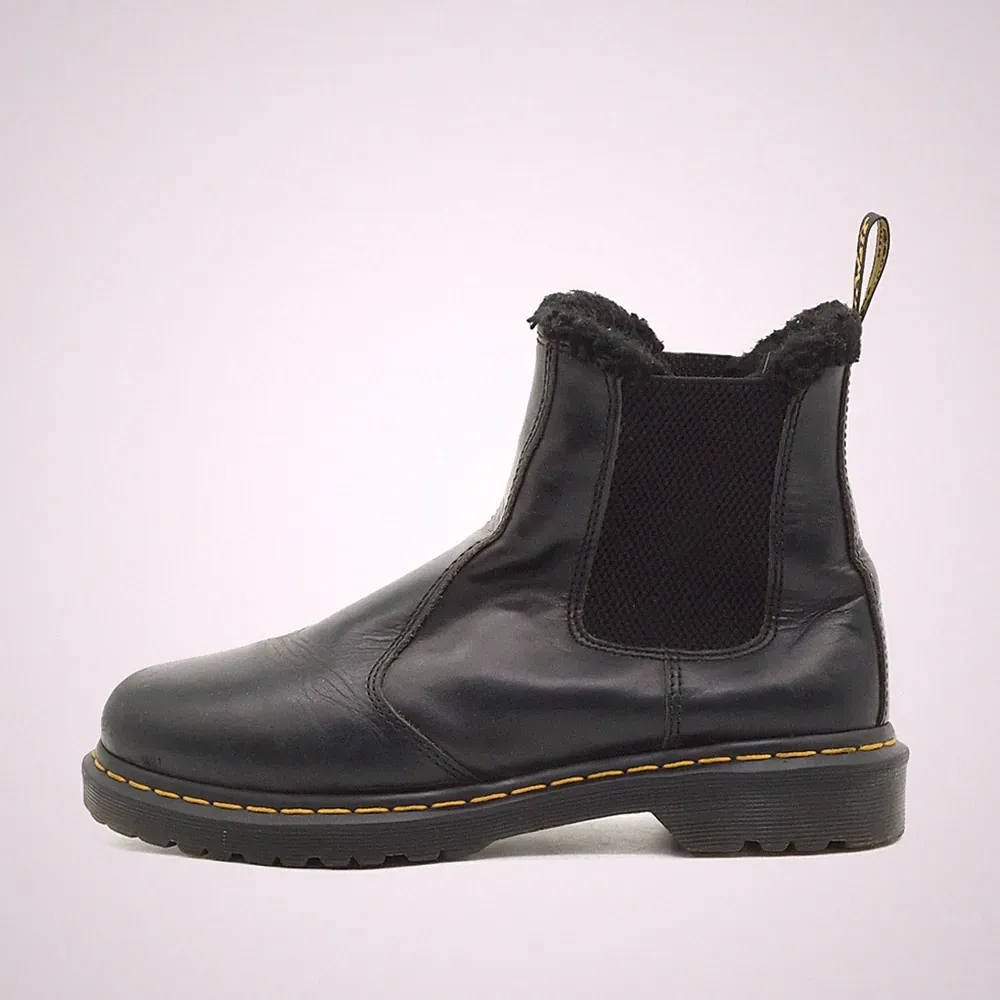 Dr. Martens Herren 2976 Leonore Stiefeletten Schwarz Leder Chelsea Boots EU 42