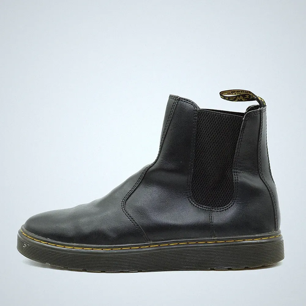 Dr. Martens Herren Dorrian Stiefel Schwarz Leder Knöchelhoch Chelsea Boots EU 42