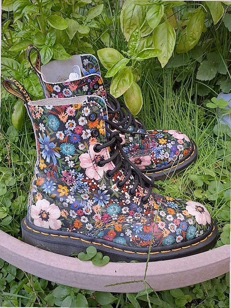 Dr Martens Pascal Blumen Blumen Fiori 36