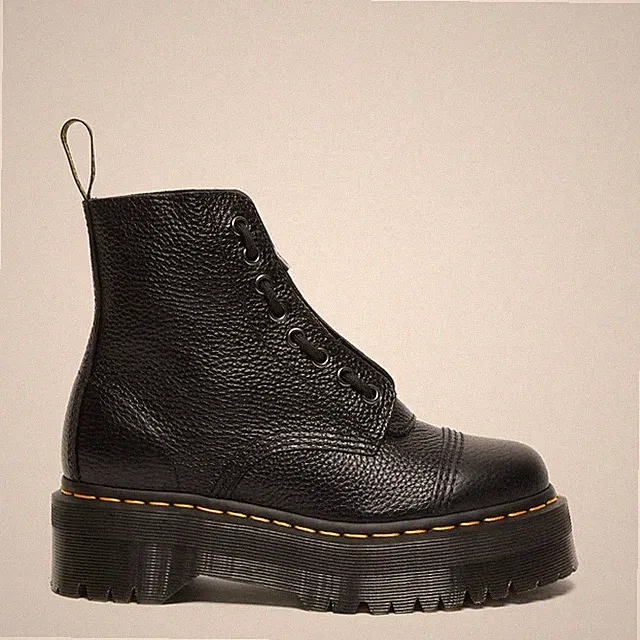 Dr Martens Sinclair Platform Milled Nappa Black Stiefel