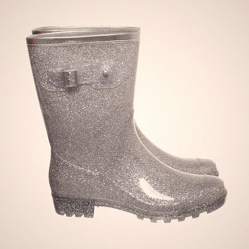 Dream Pairs, Gummistiefel, Größe: 38, Silber, Damen #4f8