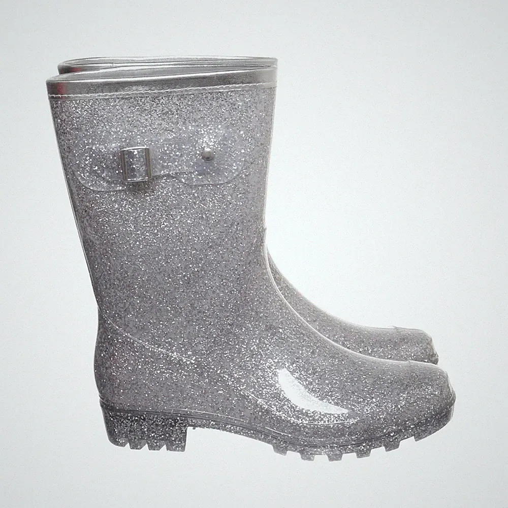 Dream Pairs, Gummistiefel, Größe: 38, Silber, Damen #4f8