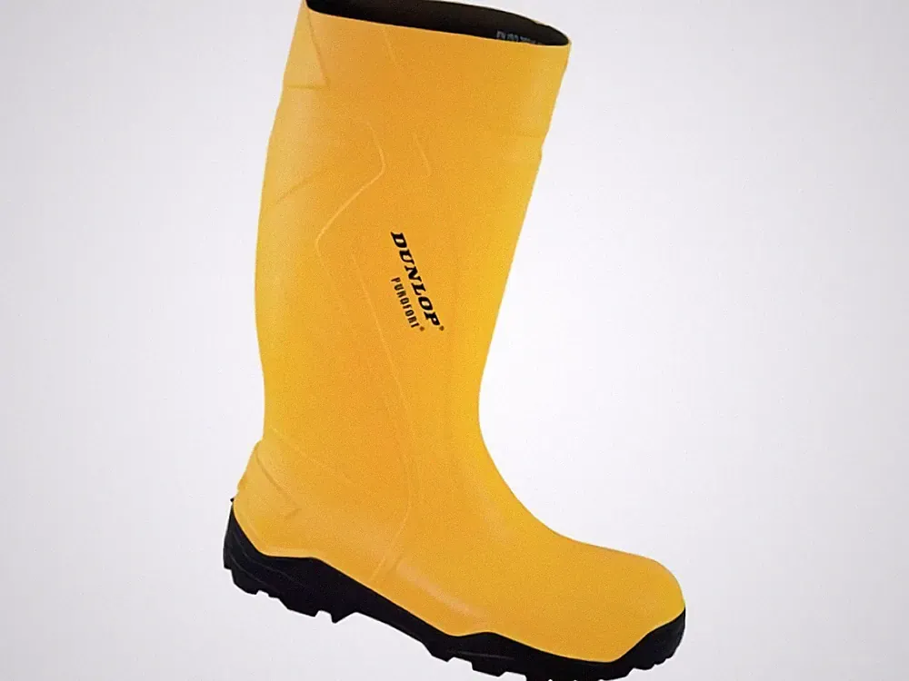 DUNLOP 45507-40 Sicherheitsstiefel Purofort+ Full Safety Größe 40 gelb S5 CI SRC