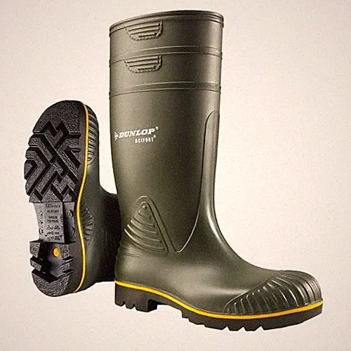 Dunlop B440631 Acifort Heavy Duty Gummistiefel dunkelgrün Größe 44 EU