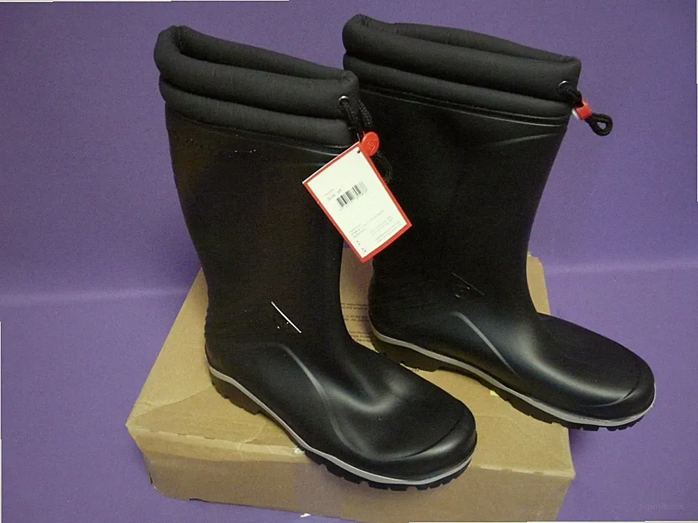 Dunlop Blizzard Thermo komfortabel Gummistiefel Schwarz Stiefel EU 45 schwarz