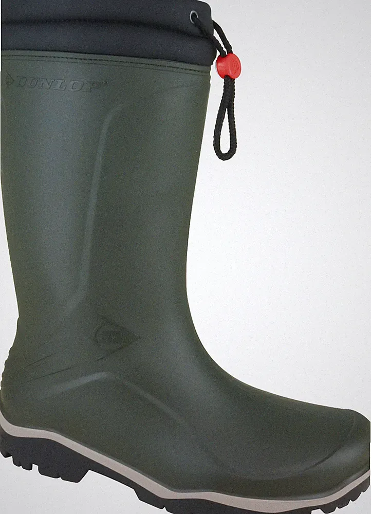 Dunlop Blizzard Warmfutterstiefel Winterstiefel Stiefel non safety PVC grün