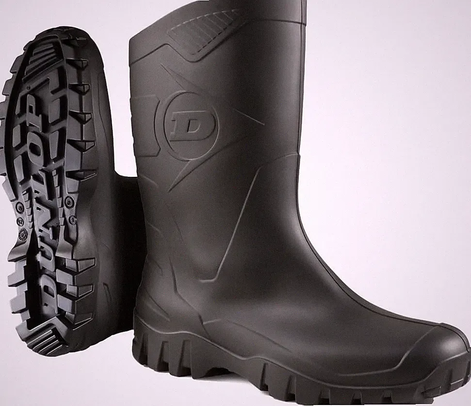 DUNLOP Dee Calf Gummistiefel – Halbhohe Regenstiefel Für Damen & Herren – Wasser