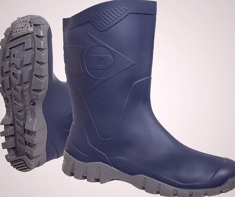 DUNLOP DEE GUMMISTIEFEL HERREN DAMEN REGEN ARBEIT GARTENARBEIT WASSERDICHT 37