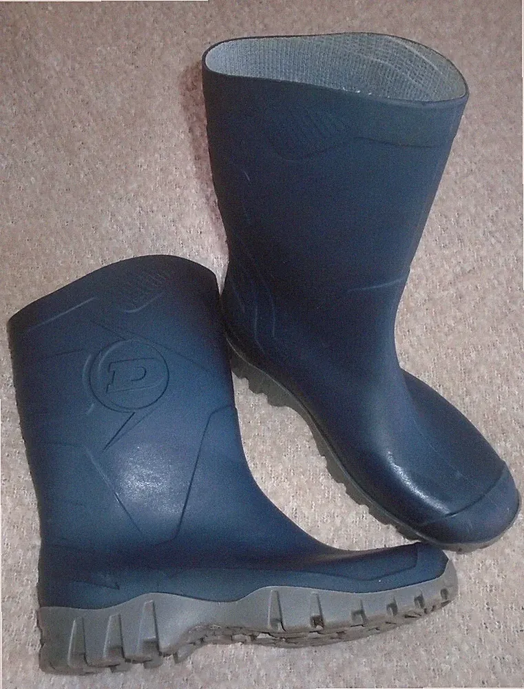 DUNLOP Gummi -Stiefel, Schlüpf-Stiefel, Boots, Blau, Größe 39
