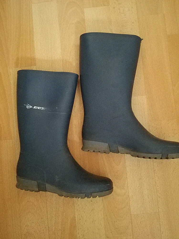 DUNLOP Gummistiefel blau Gr. 35 TOP | gebraucht
