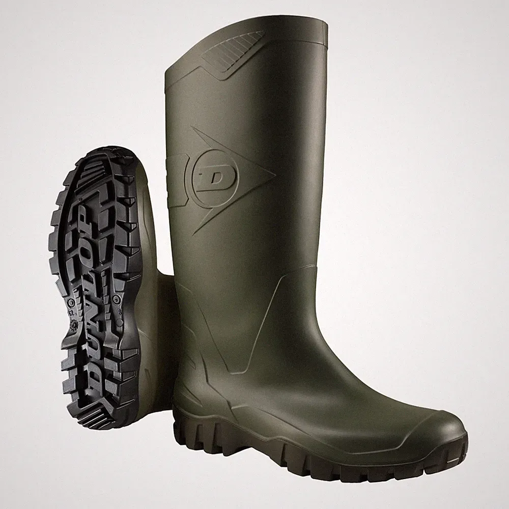 DUNLOP Gummistiefel Gartenstiefel Regenstiefel Gummi Stiefel Grün Größe 37-47