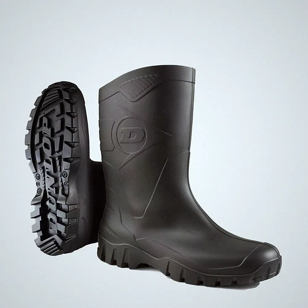dunlop gummistiefel schwarz