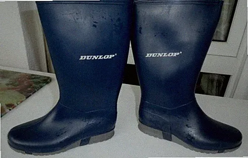 DUNLOP Gummistiefel Gr. 36 Blau Jungen Mädchen Damen Regenstiefel Top Zustand!