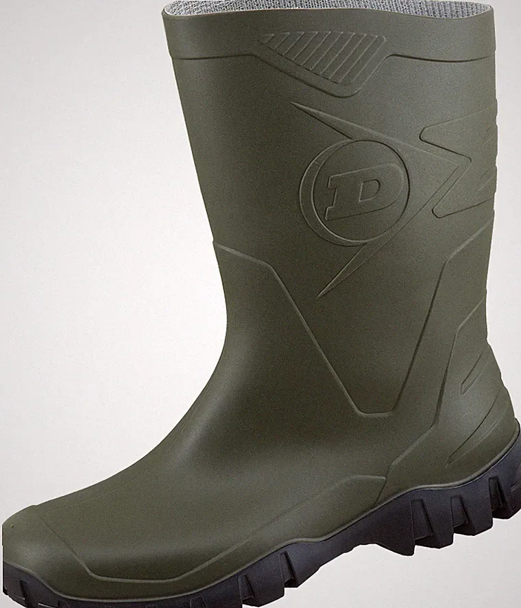 Dunlop Gummistiefel Gr.38-47 oliv Gartenstiefel Regenkleidung günstig Maco Tools
