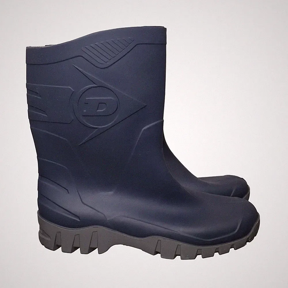 Dunlop, Gummistiefel, Größe: 44, Blau/Grau, Polyurethan, Herren #Fzc