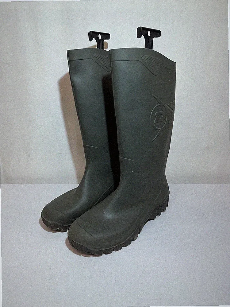 Dunlop Gummistiefel Gummi Stiefel Outdoor Grün Dunkelgrün Schuhe Gr 45