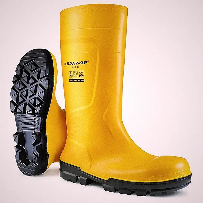 Dunlop Gummistiefel S5 Sicherheitsstiefel PVC-Stiefel WORK-IT gelb oder schwarz