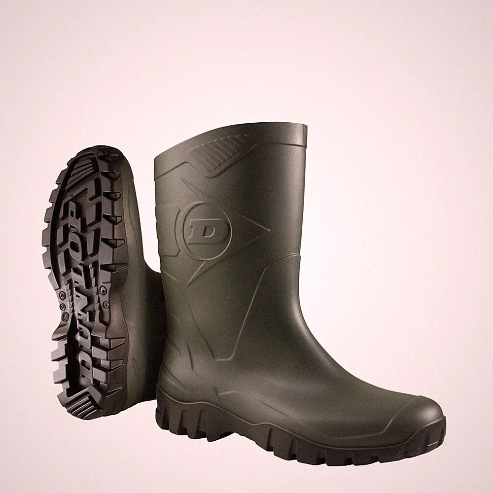 DUNLOP Gummistiefel Stiefel Dee Calf PVC Gr. 37 grün/schwarz K580011