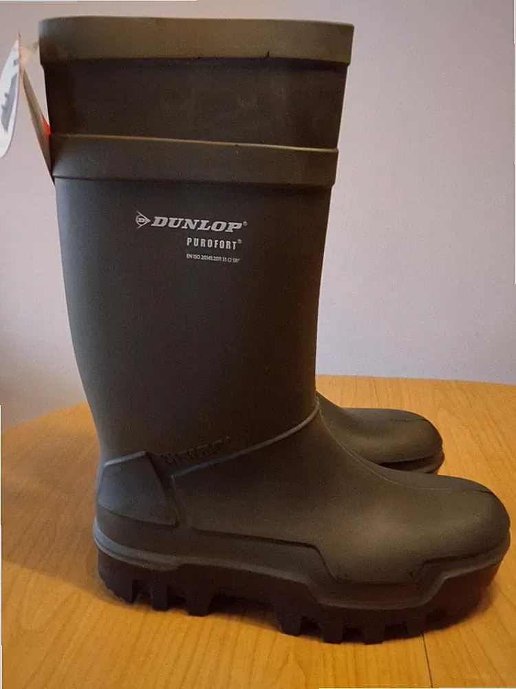 Dunlop Gummistiefel Thermo Plus S5CI SRC,Gr.47,grün