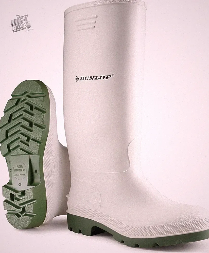 Dunlop Herren Gummistiefel Regen Schnee Arbeit Wasserdicht PVC Knie Jagd