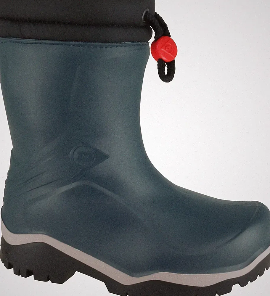 Dunlop Kids Blizzard Winterstiefel PVC blau Gummistiefel Kinder Junge Stiefel