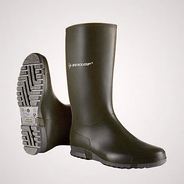 dunlop gummistiefel blau