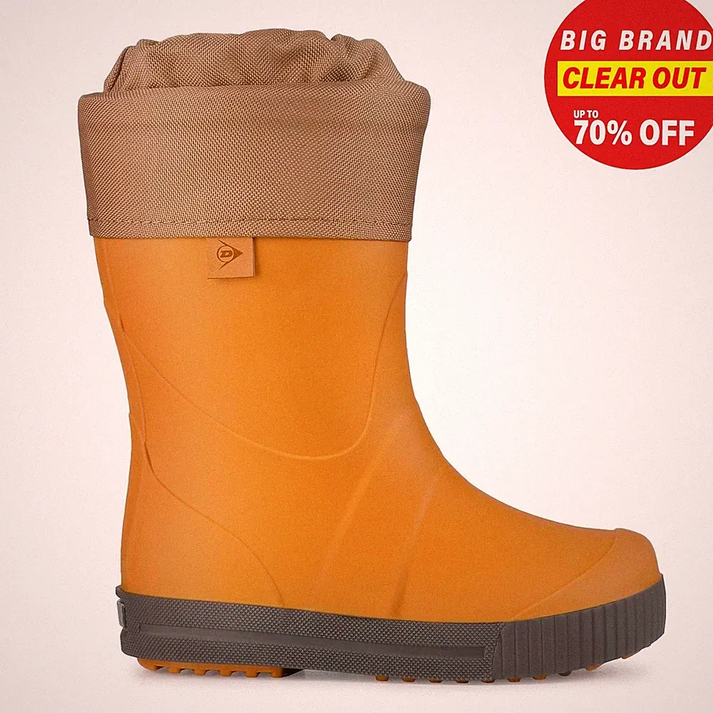 Dunlop Puddle Pullover Kinder Gummistiefel Warm Winter Gummistiefel