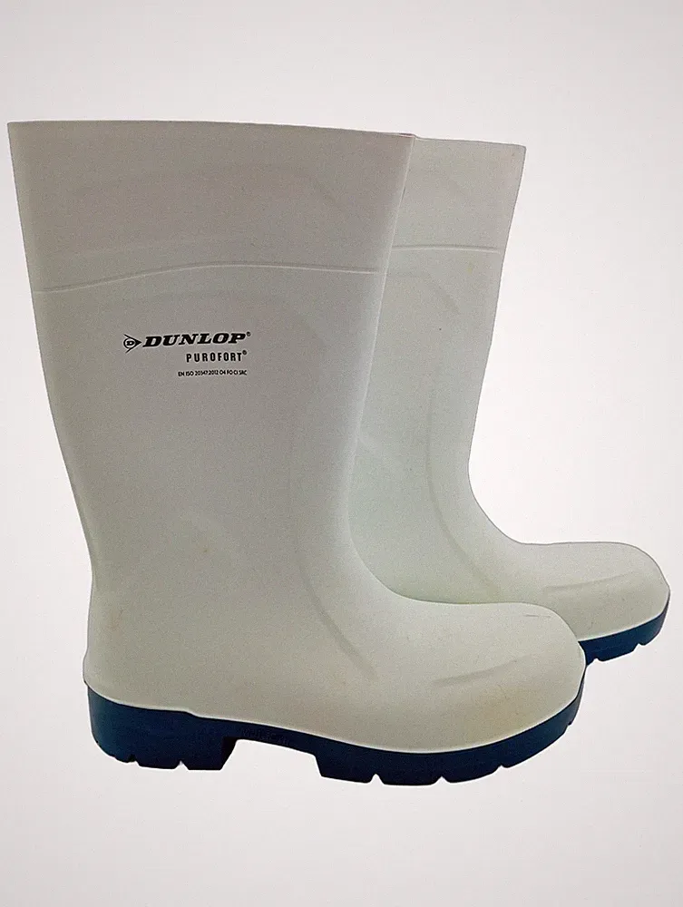 Dunlop Purofort Arbeitsschuhe Gummistiefel Herren Weiß Gr. 46