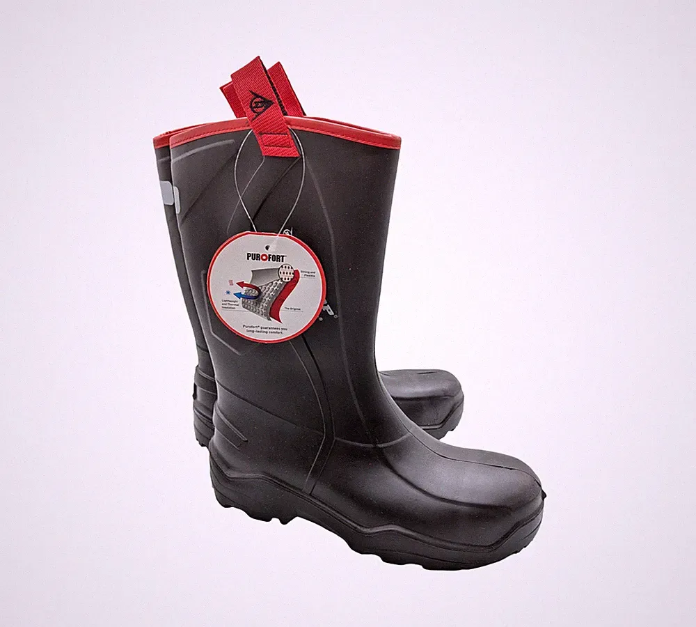 Dunlop Purofort+ C762043.CH Schutzschuhe Gr. 41 Schwarz-Rot