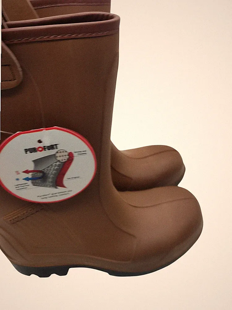 Dunlop Purofort Rig-Air Sicherheits-Gummistiefel Unisex Braun 39 EU