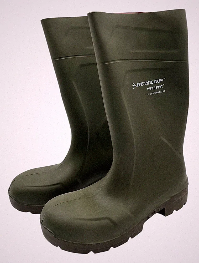 Dunlop Purofort Sicherheitsstiefel Arbeitsstiefel Gummistiefel mit Stahlkappe 40